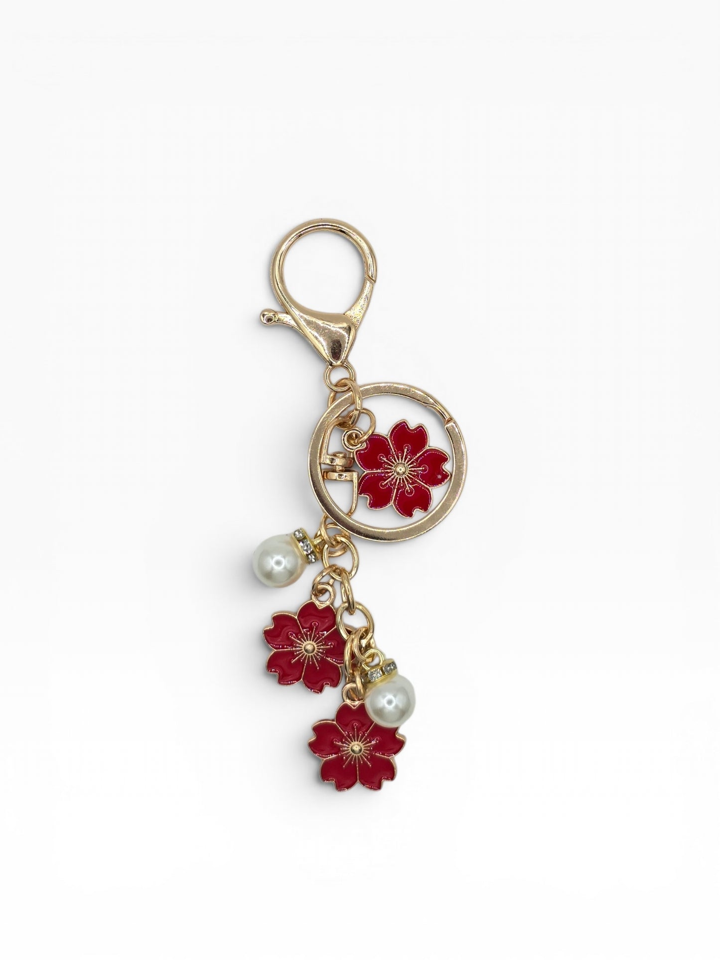 Ruby Blossom Charm