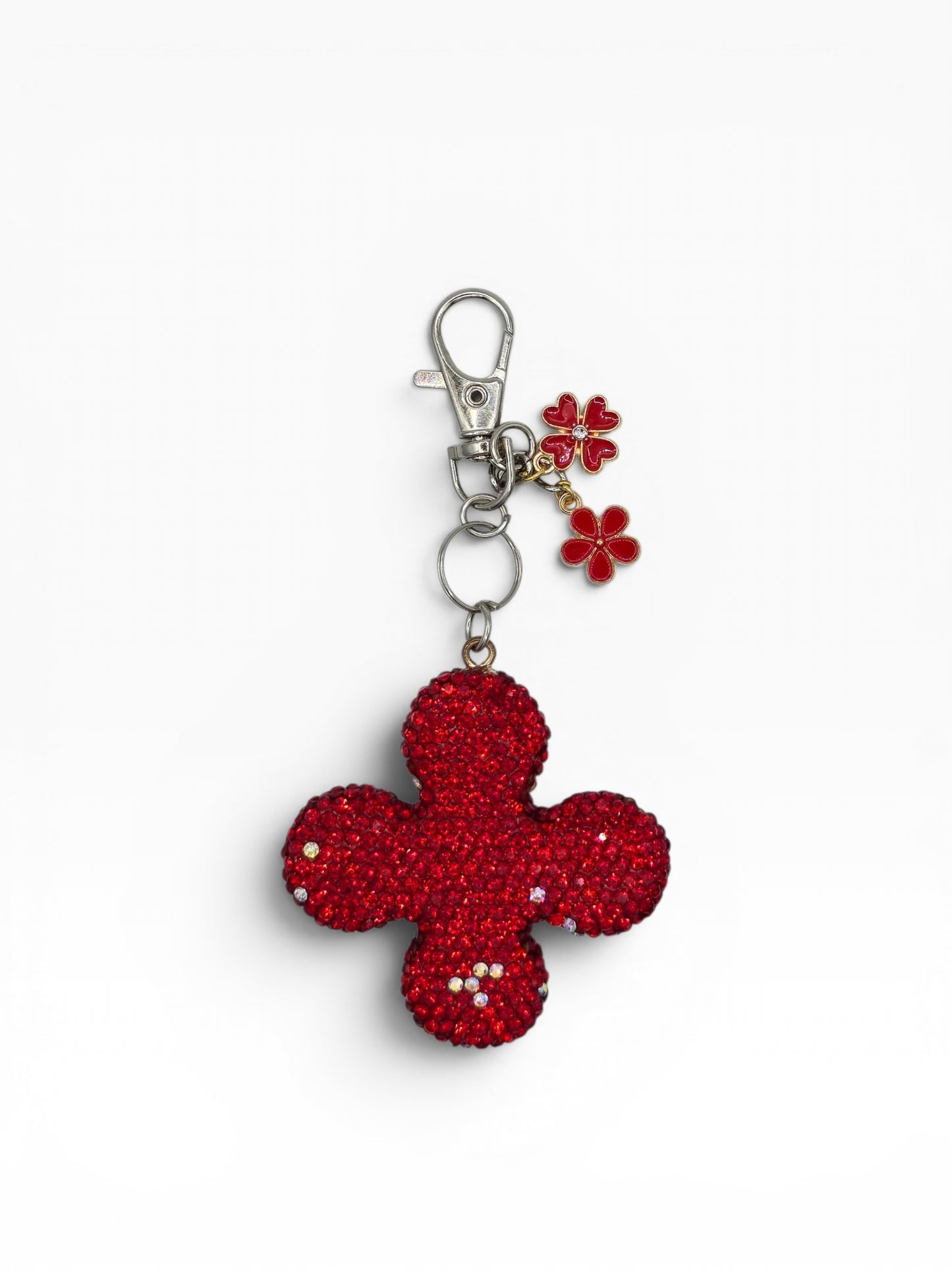 Ruby Clover Charm