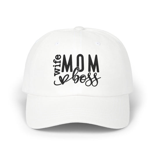 Embroidered Wife Mom Boss Cap