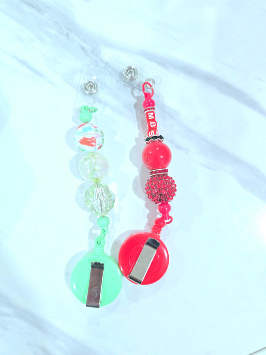 Beaded Badge Reel
