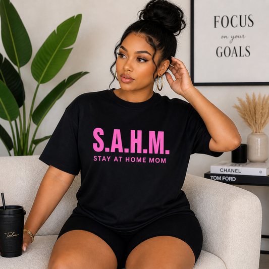“SAHM Shirt | Stay At Home Mom / Millionaire Tee”